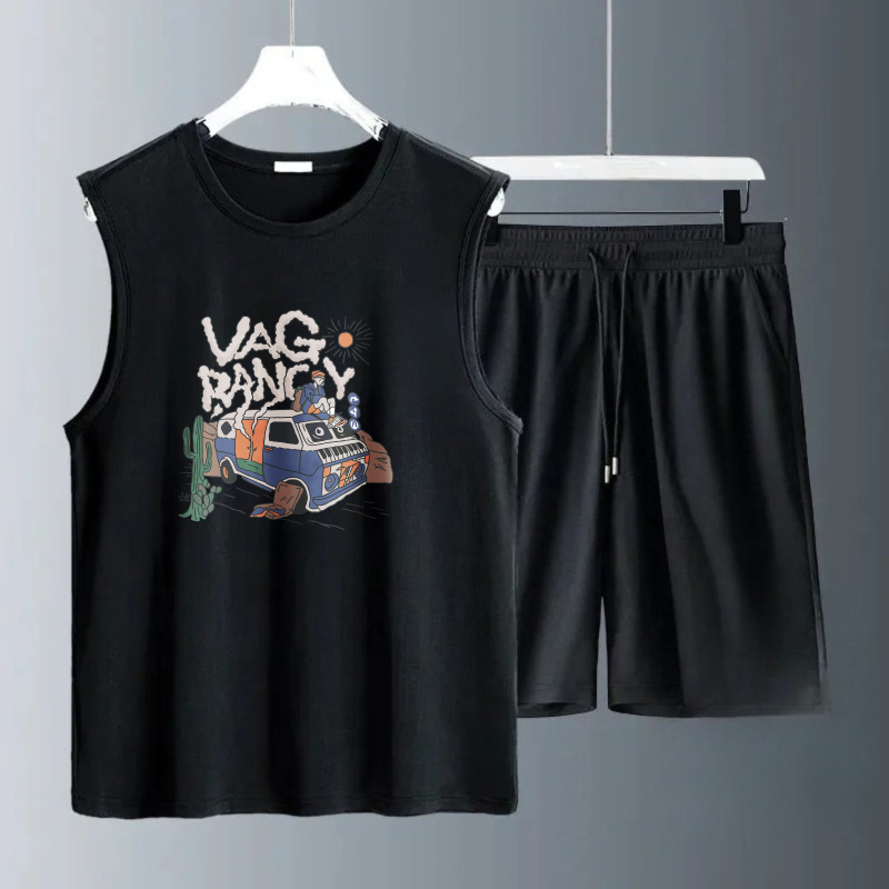 Summer Clothing Mens - Ensembles de débardeurs pour hommes Été