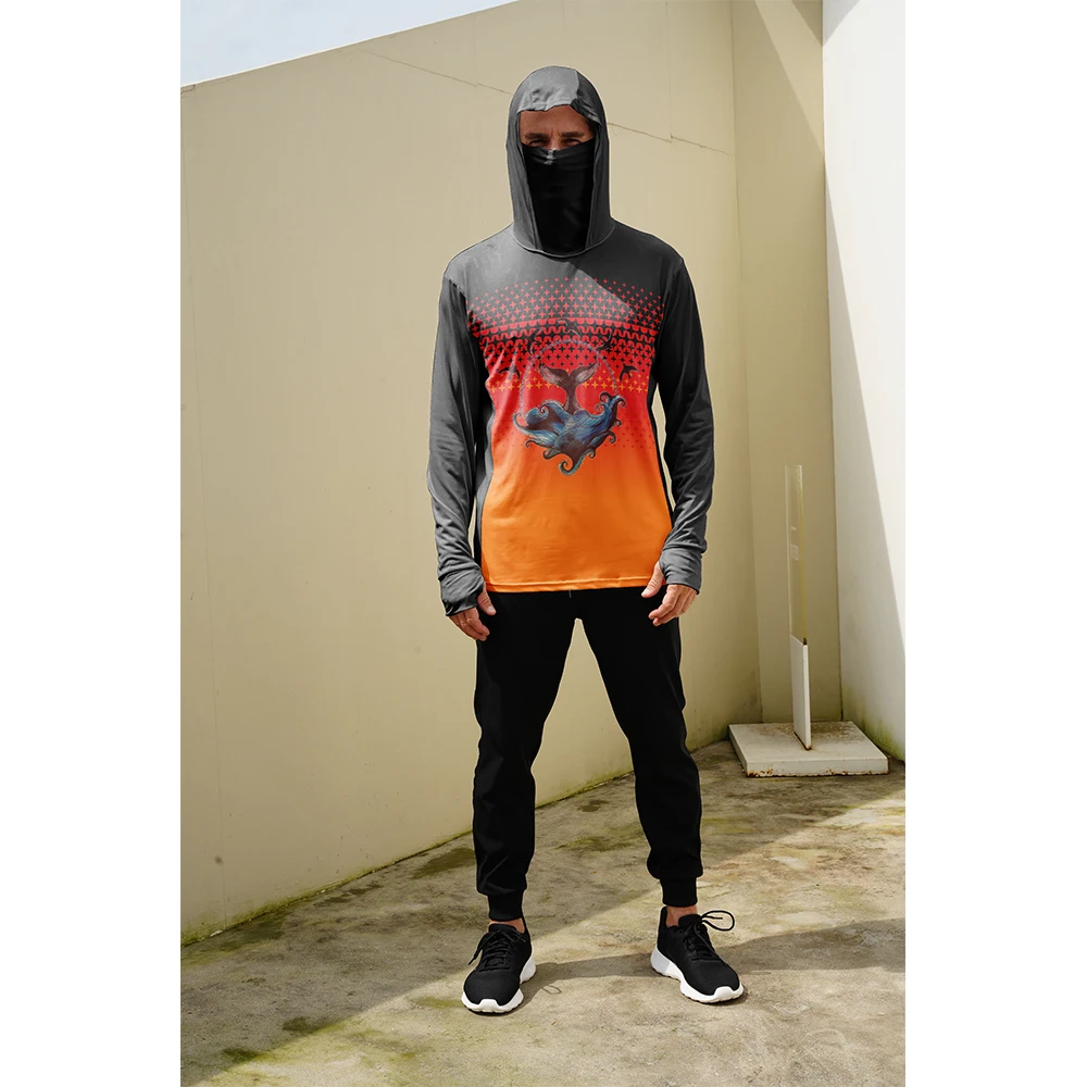 Summer Upf Clothing - T-shirts de pêche pour hommes, protection