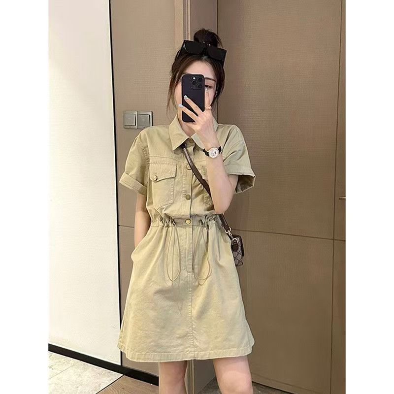 Summer Upf Clothing - Robe décontractée style coréen grande taille