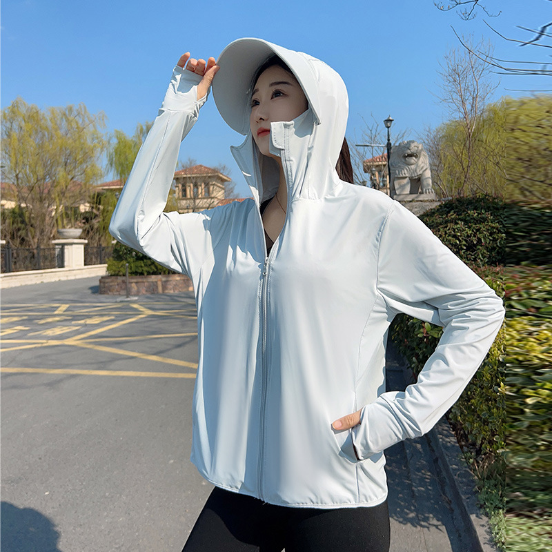 Summer Clothing For Older Women - Veste de protection solaire à capuche