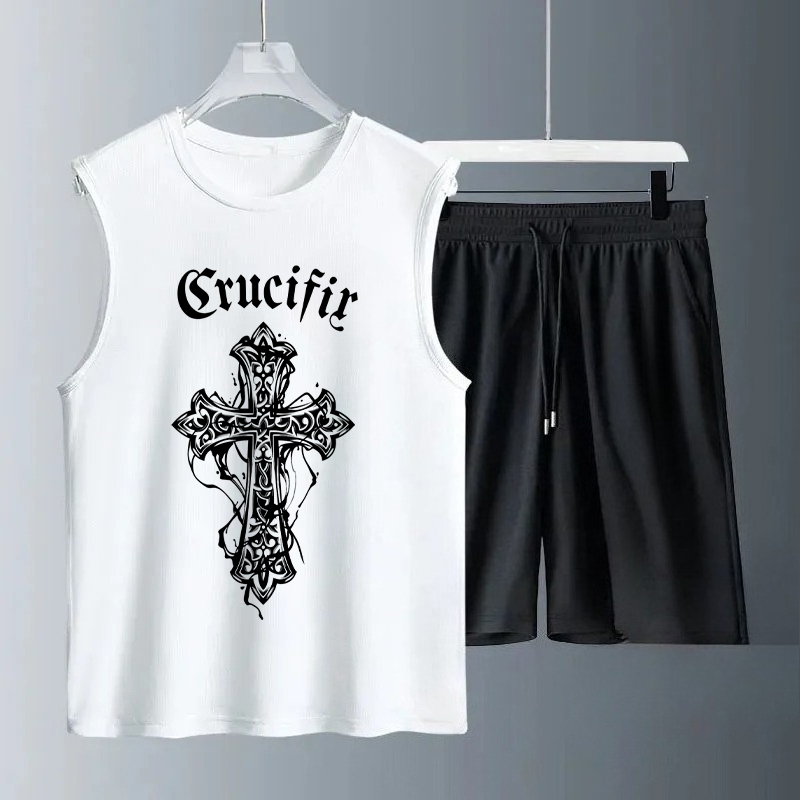 Summer Clothing Mens - Ensembles de débardeurs pour hommes Été