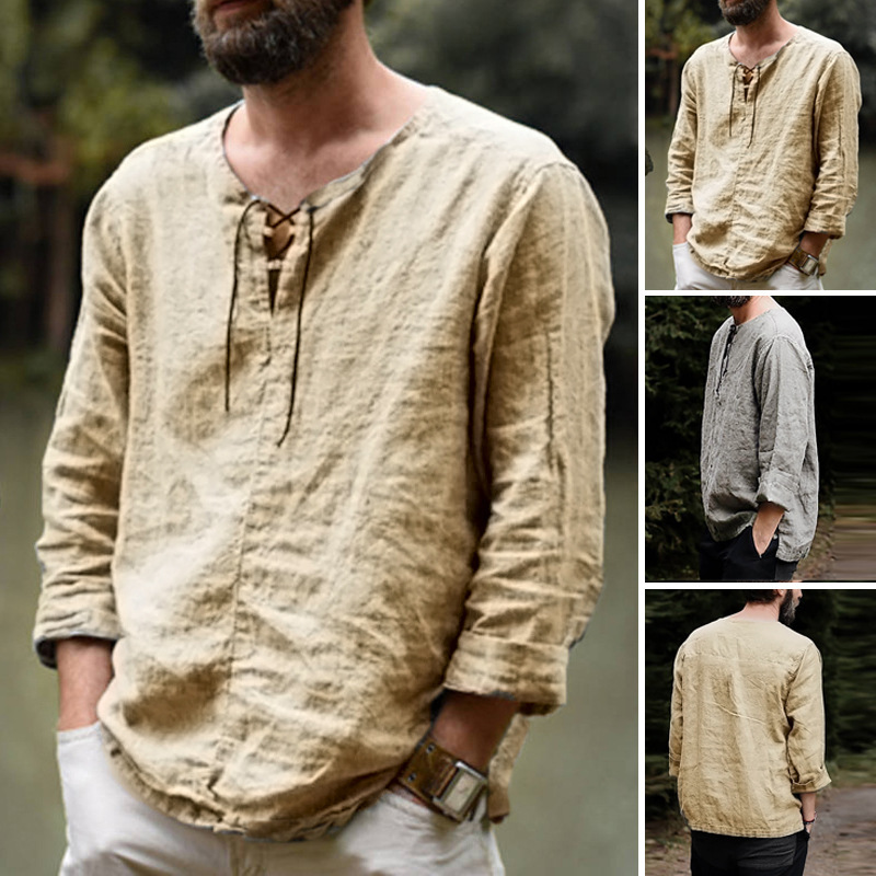Summer Renaissance Clothing - Été nouveaux hommes Renaissance poitrine chaîne