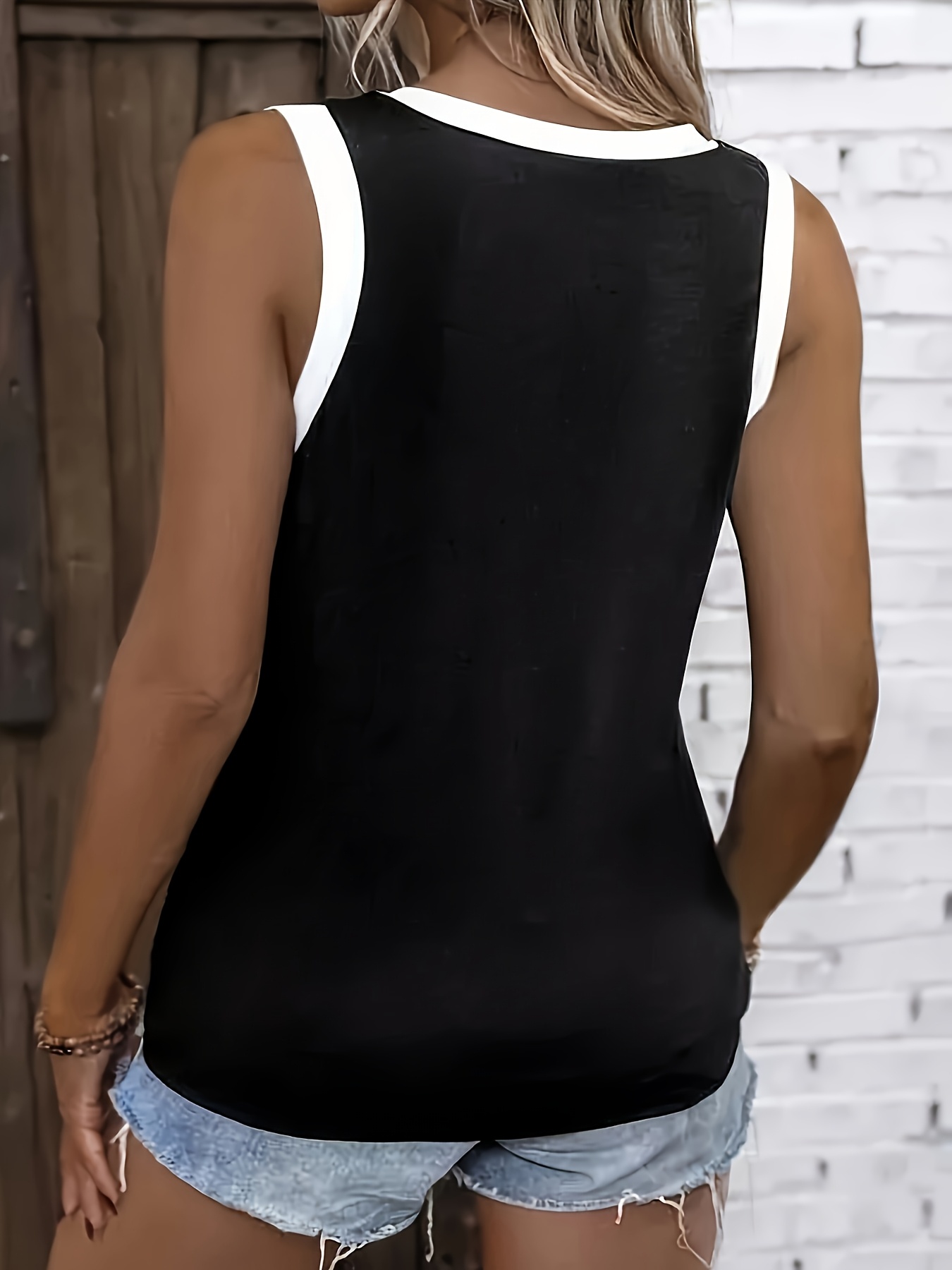 Débardeur sans manches à col e - Summer Upf Clothing avis et prix