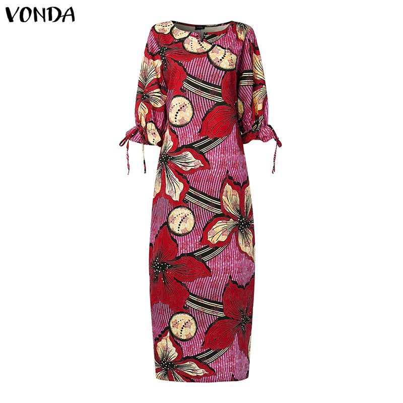 VONDA Robe longue bohème impri - Summer Clothing For Older Women avis et prix