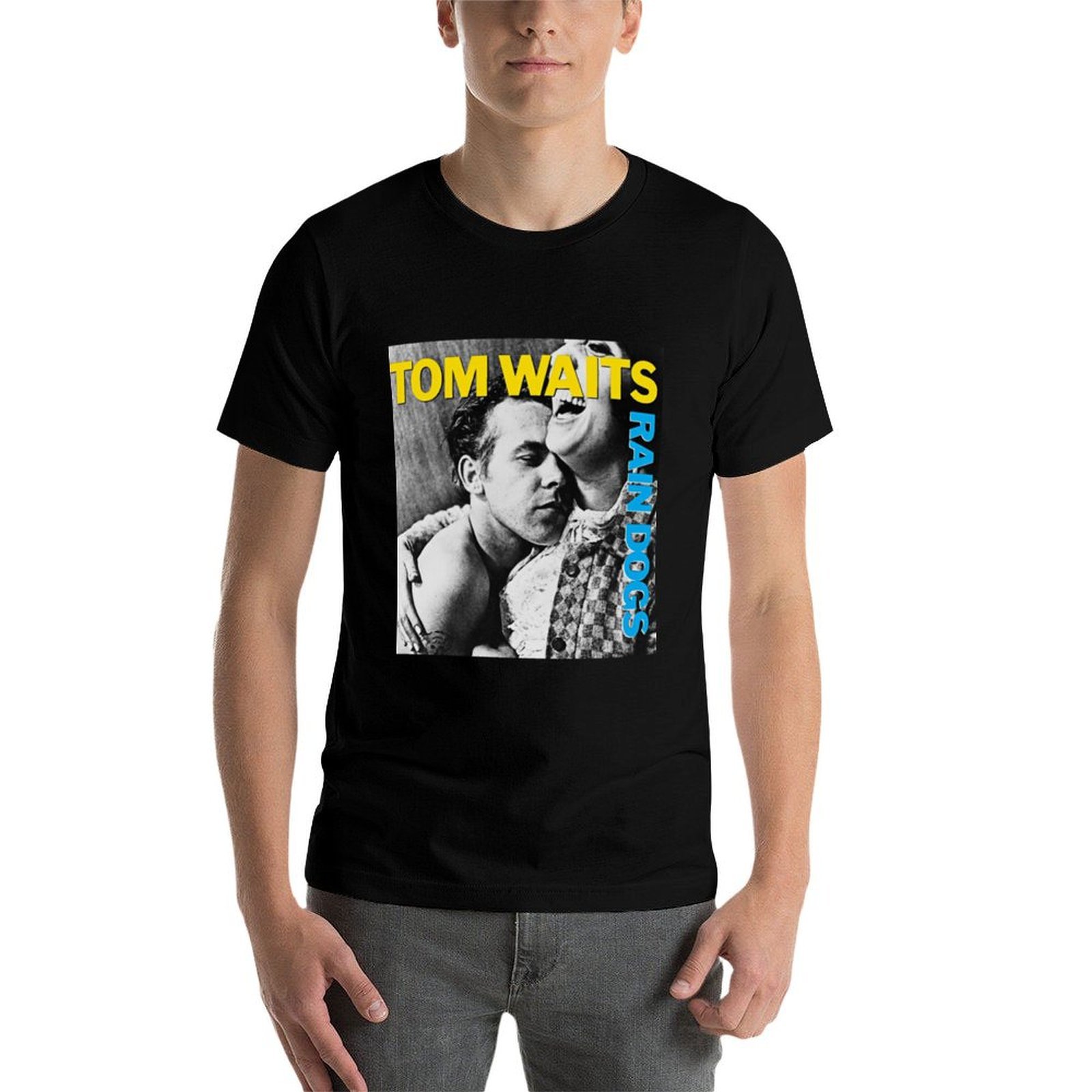T-shirt Tom Waits Rain Dogs, c - Summer Clothing Gif avis et prix
