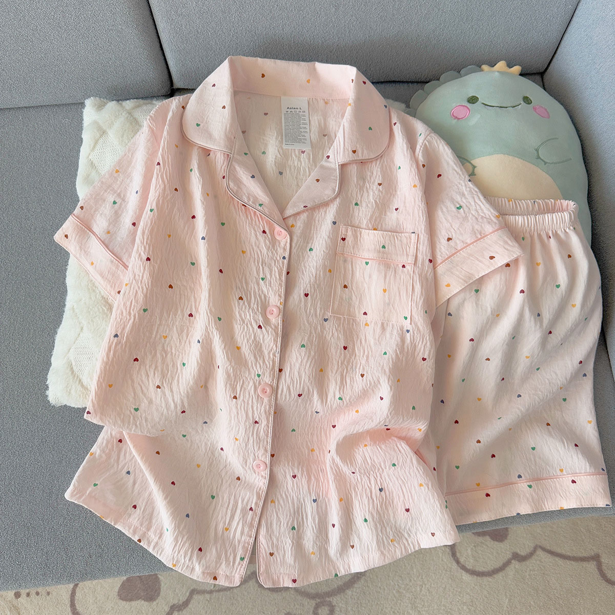 Ensemble pyjama en coton impri - Summer Cloth avis et prix