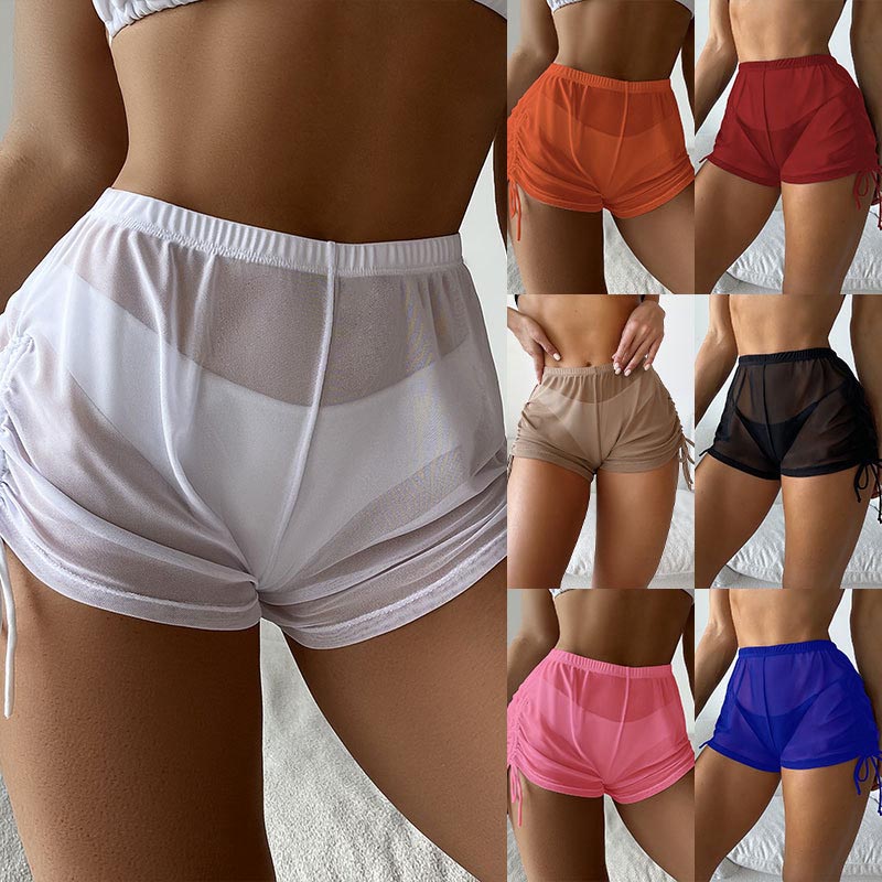 Short de plage transparent et  - Swim Cover Up Mesh avis et prix
