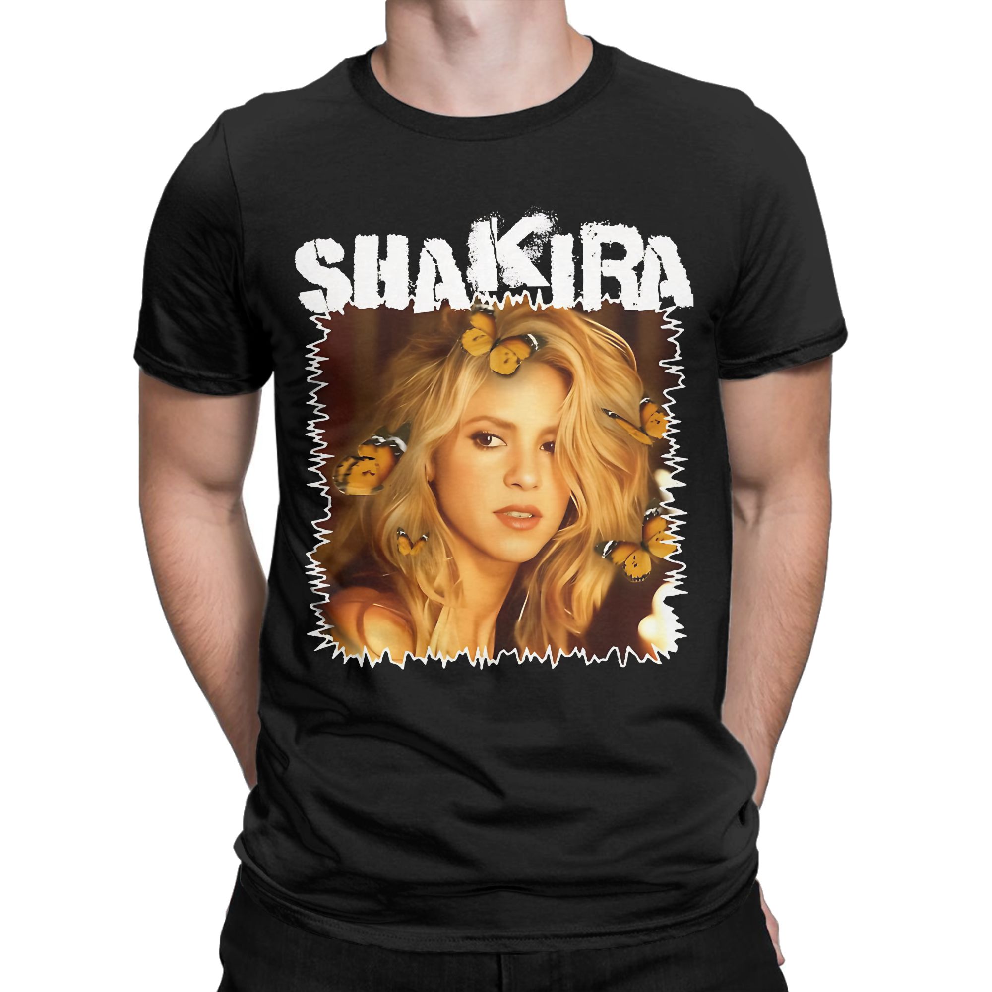 T-shirt Grunge encadré Shakira - Summer Clothing Ideas Men avis et prix