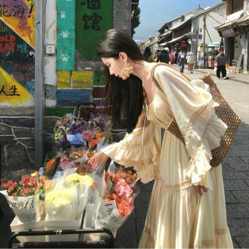 Nouvelle Robe Longue Bohème Ch - Summer Clothing For Older Women avis et prix