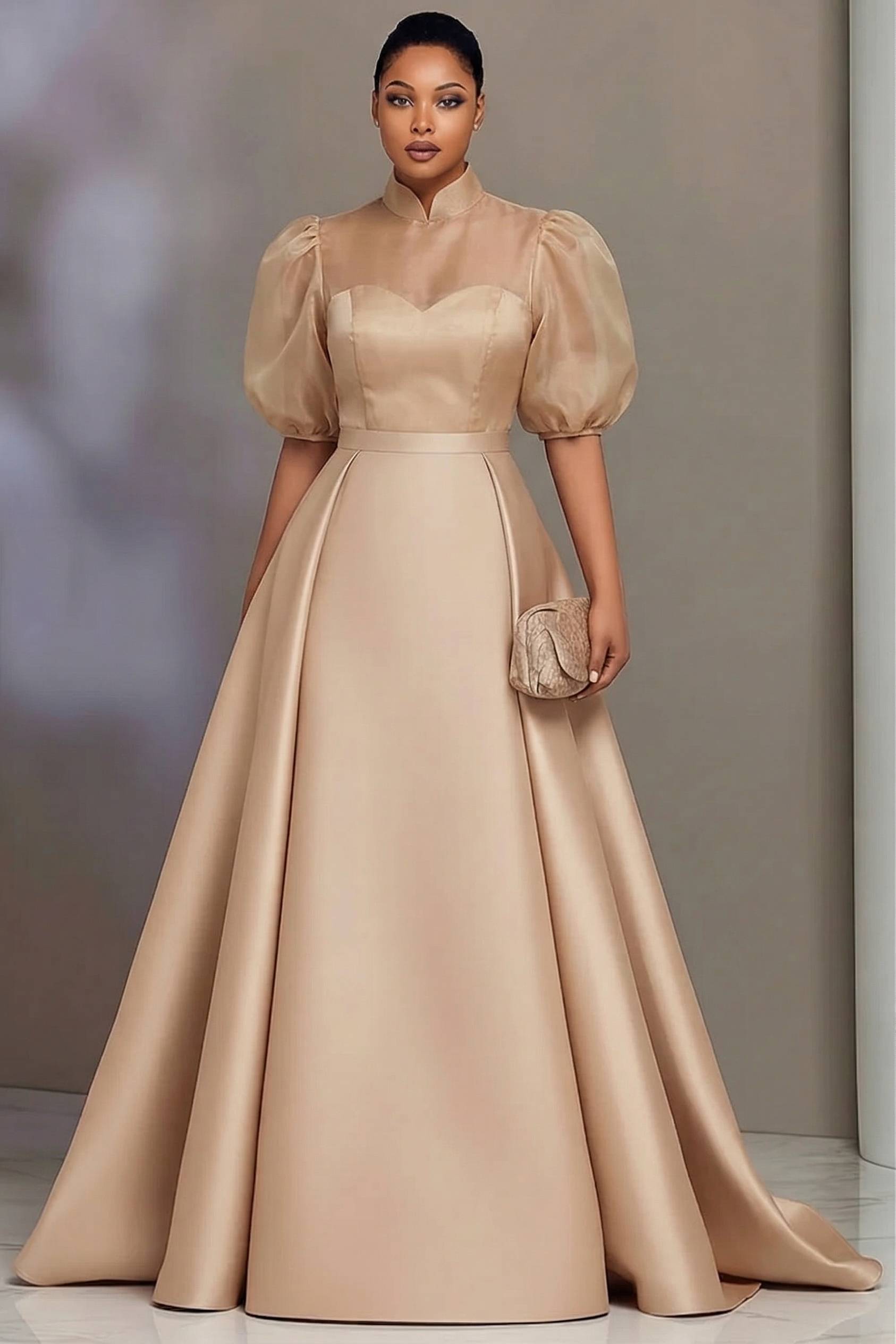 Robes de bal élégantes en sati - Summer Clothing For Older Women avis et prix